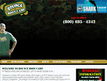 Tablet Screenshot of bounce-boot-camp.com